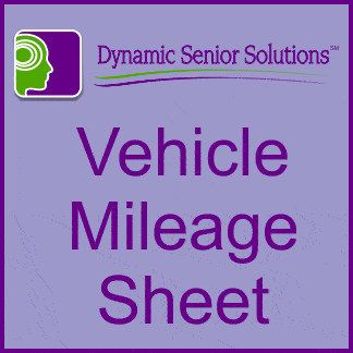 Vehicle Mileage Timesheet
